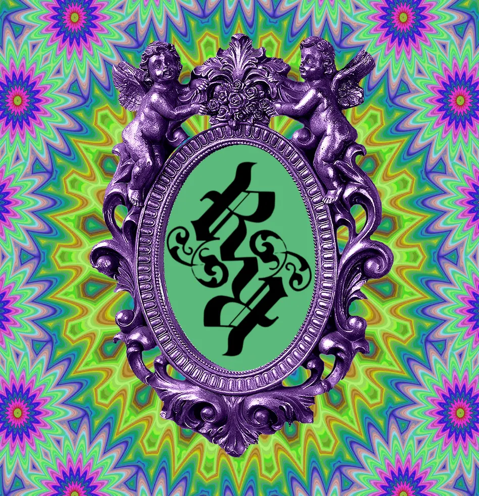 Radical Renaissance emblem in an ornate frame